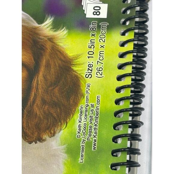 Keith Kimberlin 1" 3-Ring Binder & Spiral Notebook Kitten Playing Yarn Puppies - Picture 10 of 12